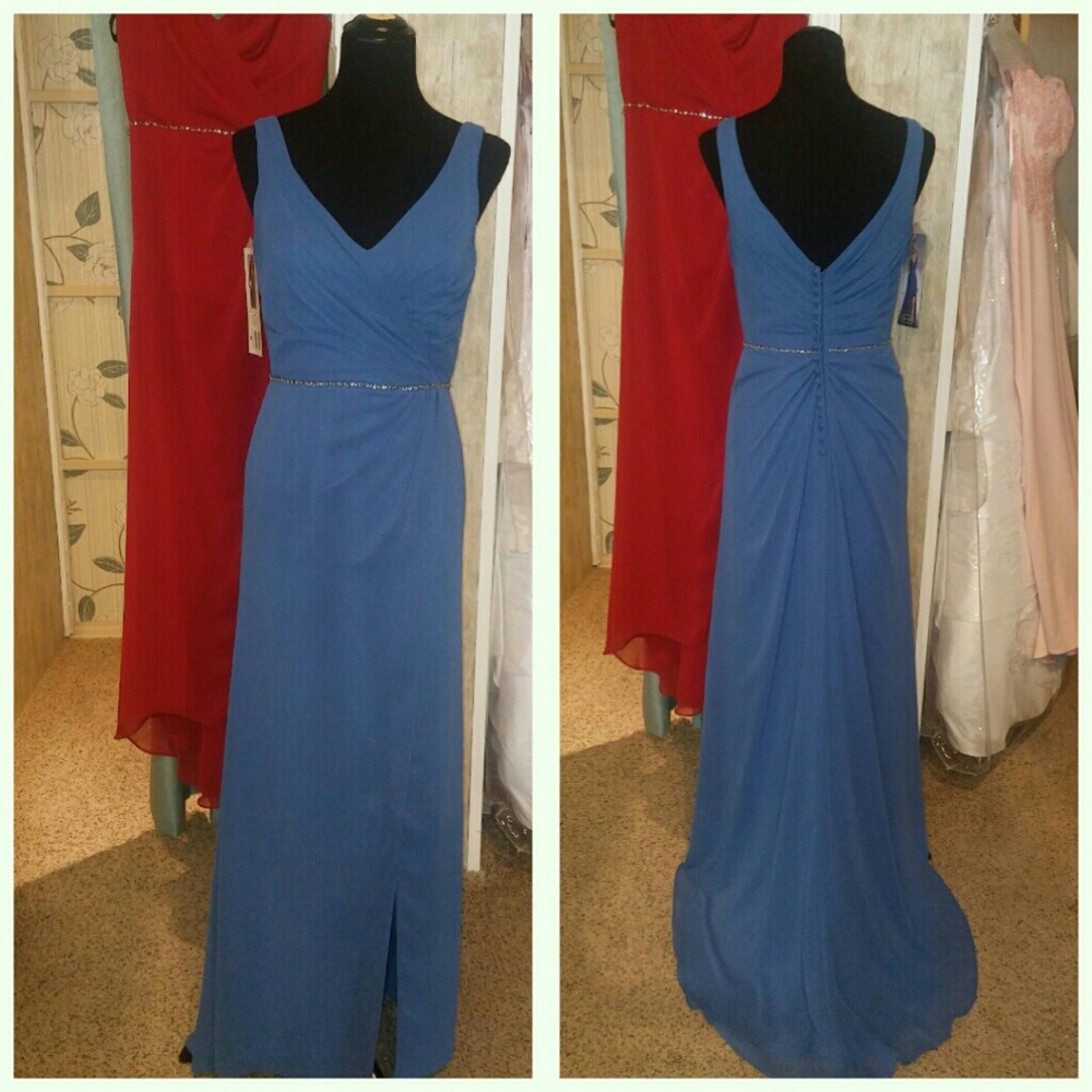 NWT Chiffon floor length gown
